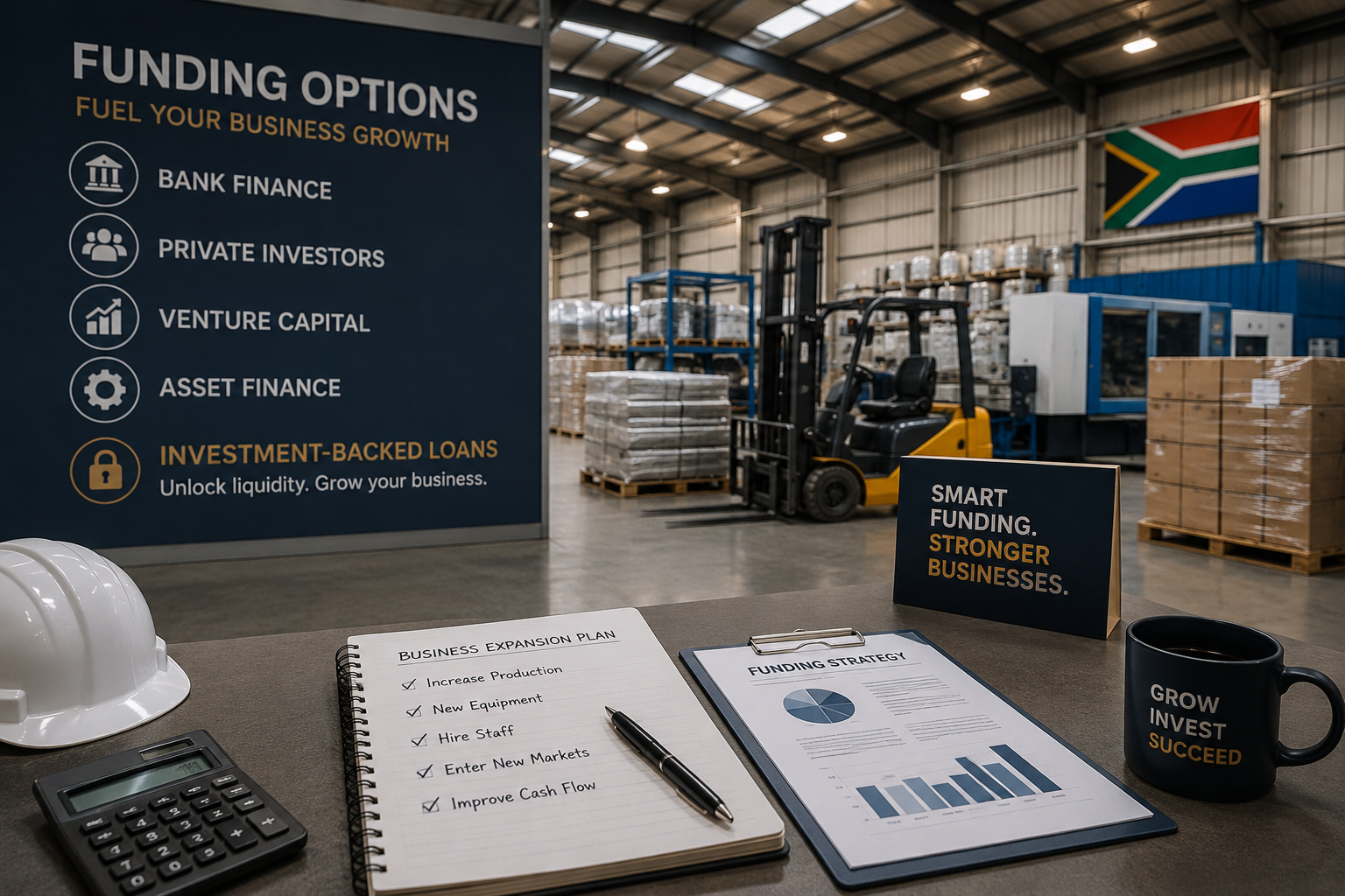South African business owner exploring funding options for business expansion.